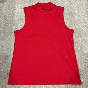 NWOT No Boundaries Women’s Sleeveless Red Top - XL